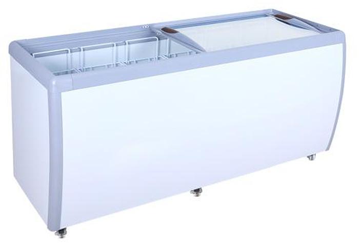 71-inch Ice Cream Display Chest Freezer with Flat Glass Top