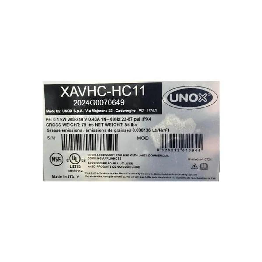 Used  Video Thumbnail Learn how Rent-Try-Buy works with flexible weekly payments CERTIFIED USED  Unox XAVC-0511-EPRM Electric Countertop Combi Oven with XAVHC-HC11 Ventless Hood and Stand
