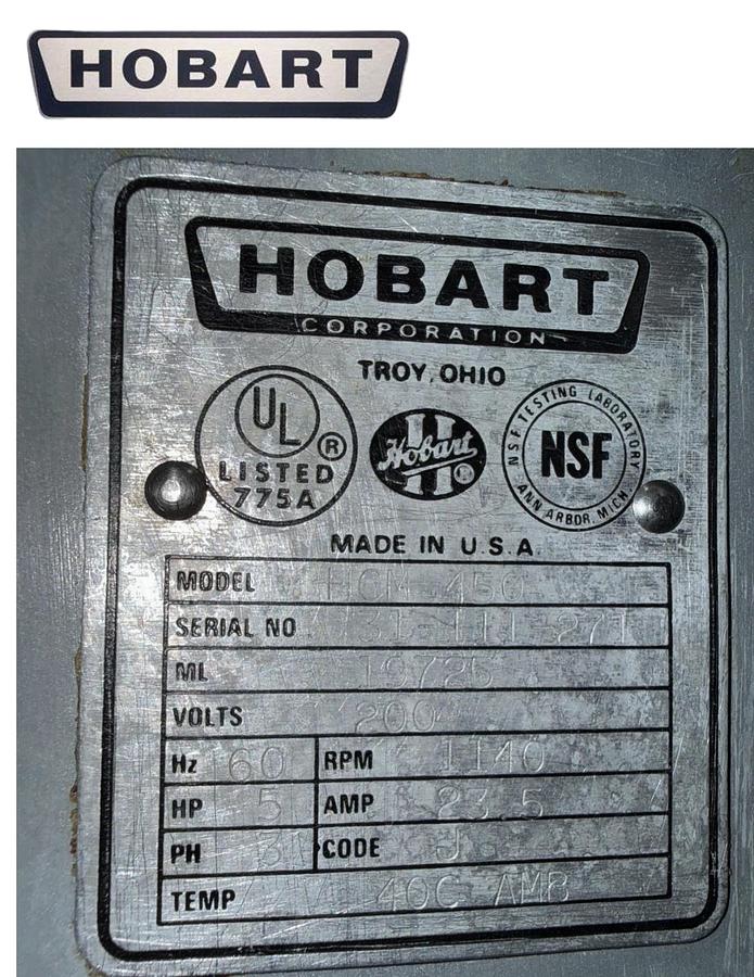 Used Hobart HCM 450 Food Processor