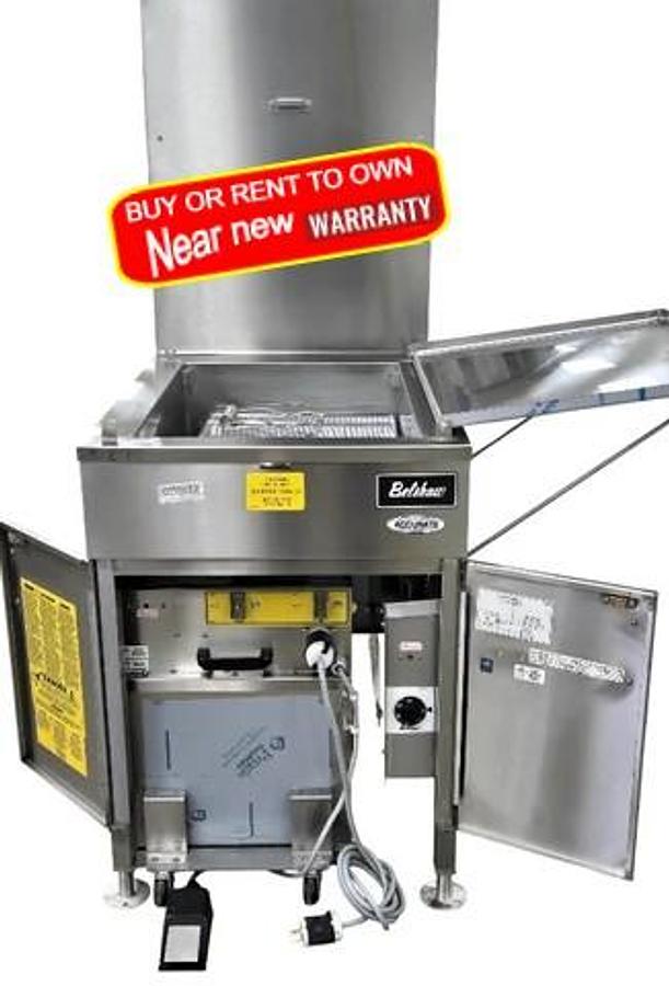 Used Belshaw 718LFG Donut Fryer with EZ18 Shortening Melter-Filter