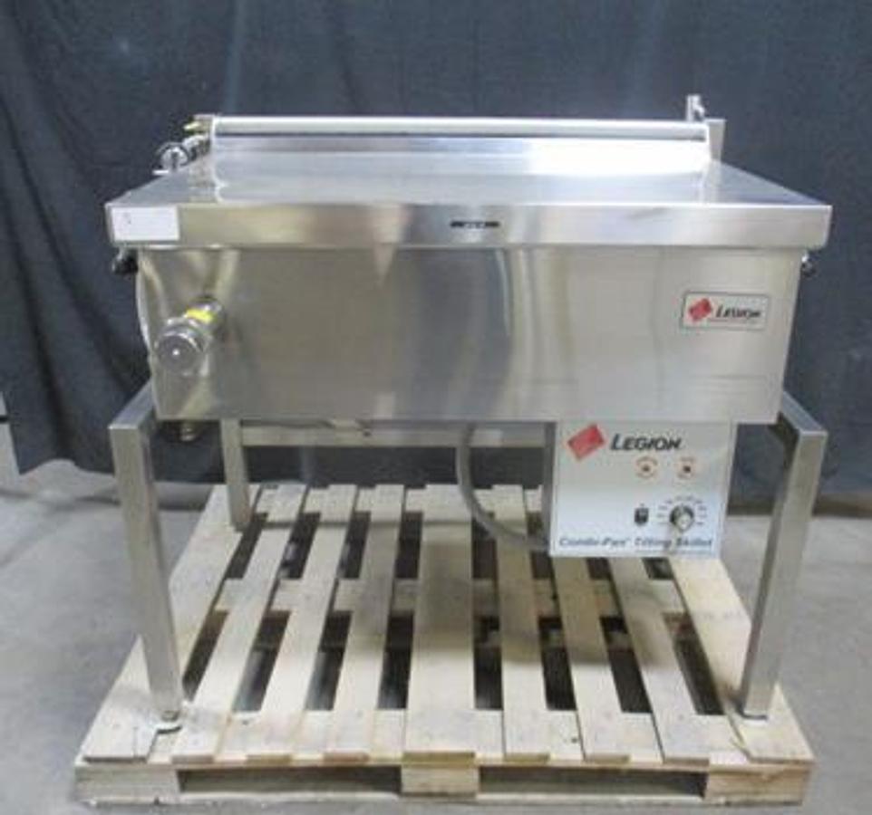 Used Legion 40 gallon tilting electric skillet