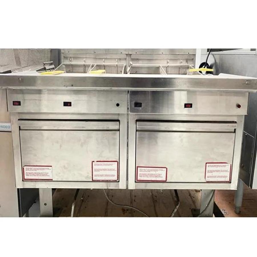Used FryMaster High Volume 8 Burner Donut Fryer