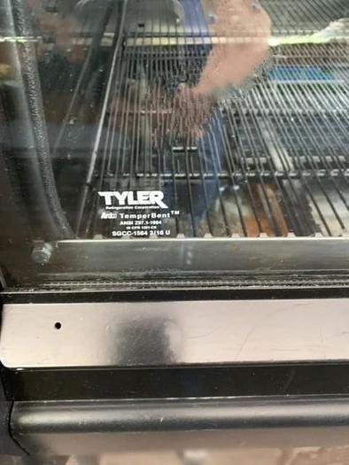 Used 20 OF CURVED GLASS MEAT - DELI - TYLER CASE