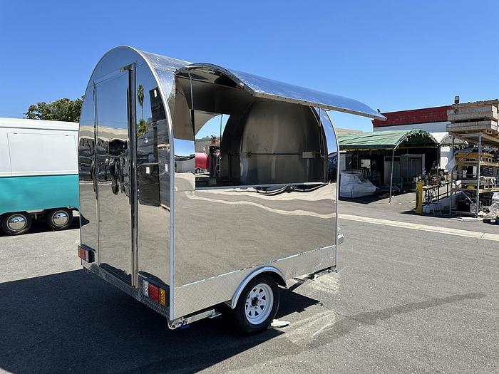 77 in Billy Food Vending Trailer Mobile Concession Both windows FT27