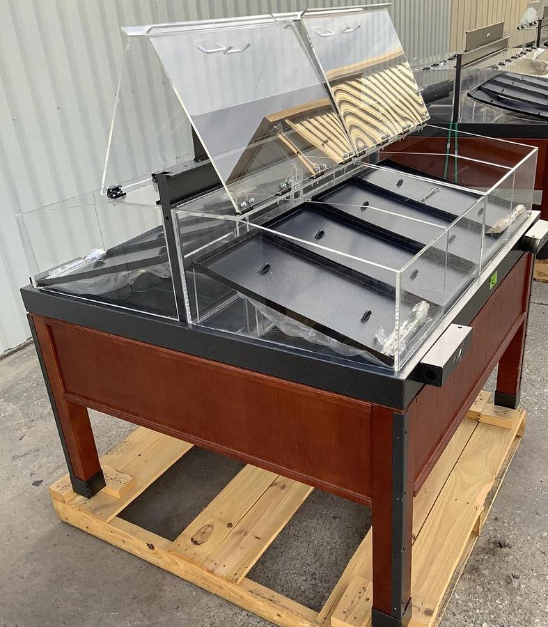 Used 48" Marco Self Service Bolillo Rolls Bread Merchandiser Bakery display