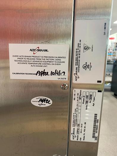 Refurbished Alto-Shaam CTP10-20E Electric Boiler Combi Oven -BUY OR RENT $35.53 PER DAY