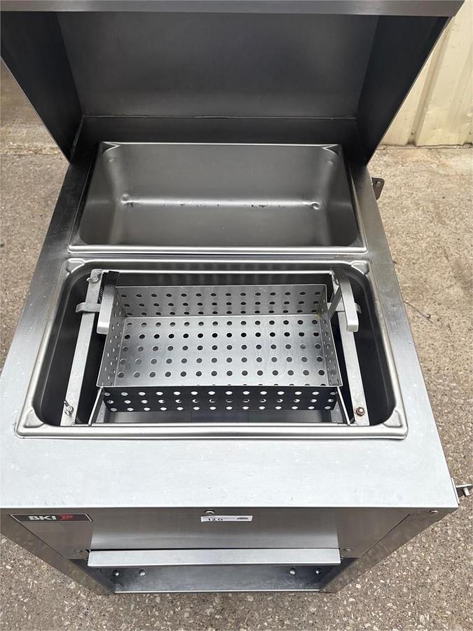 Used BKI breading work table w/ marinate basket -Model BT-24M - 2 AVAILABLE
