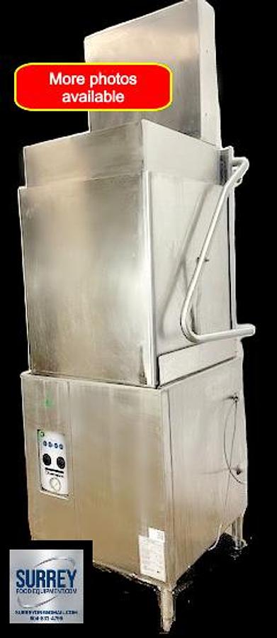 Used CHAMPION MODEL DH500T"COMMERCIAL HIGH TEMP VENTLESS DISHWASHER - 280/240V,3PH