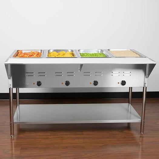 HOT FOOD TABLES - 2 - 3 - 4 - 5 PANS - SEE VIDEOS
