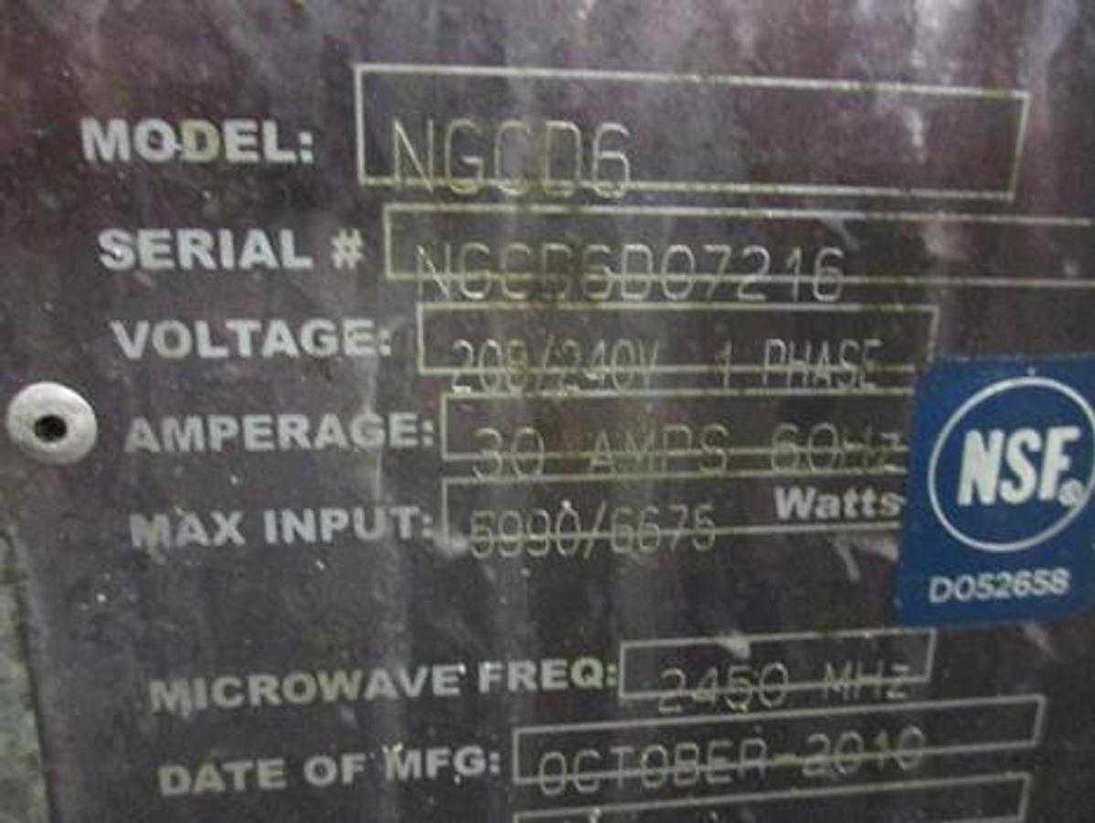 Used Tornado Stainless Steel Commercial Countertop Electric Rapid Cook Ventless Oven with One Touch Controls