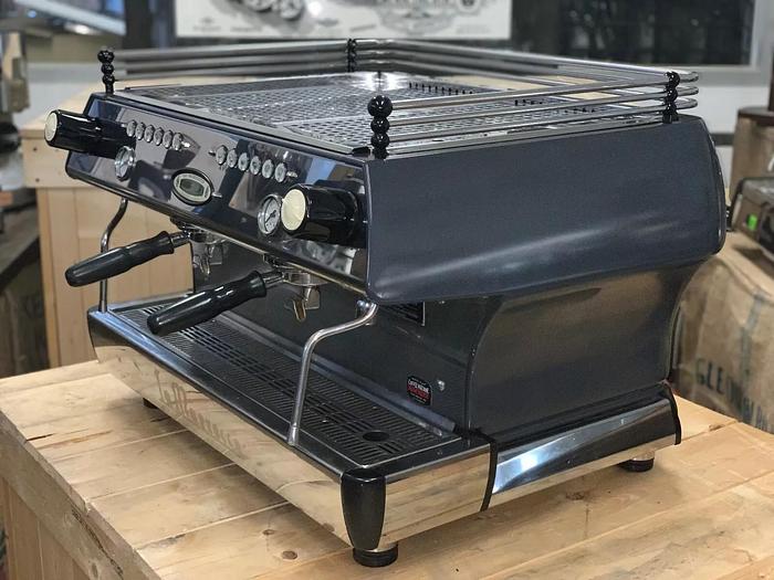 Refurbished A MARZOCCO FB80 2 GROUP BLACK GREY ESPRESSO COFFEE MACHINE COMMERCIAL CAFE