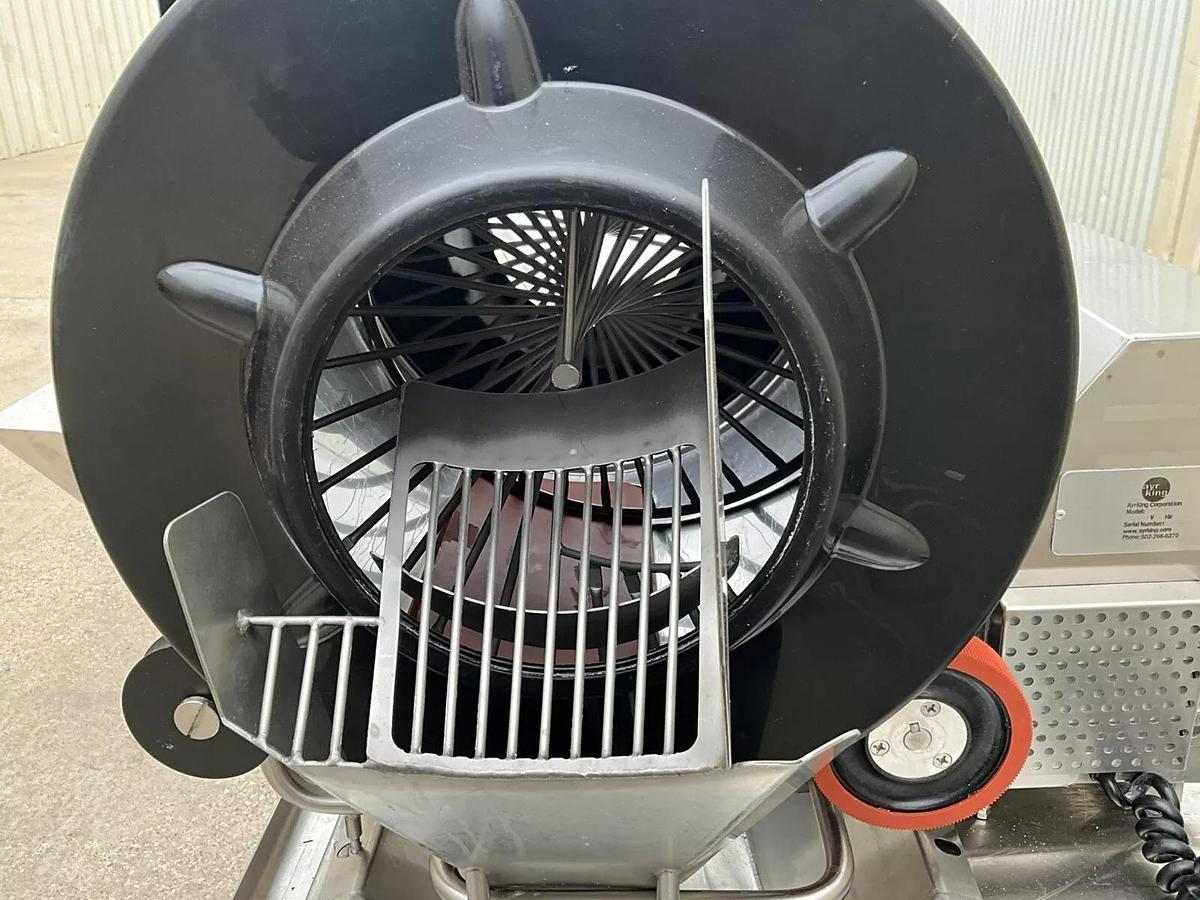 Used Ayrking breading station BBSU ice down with tumbler 5004706 Drum Roll Breader
