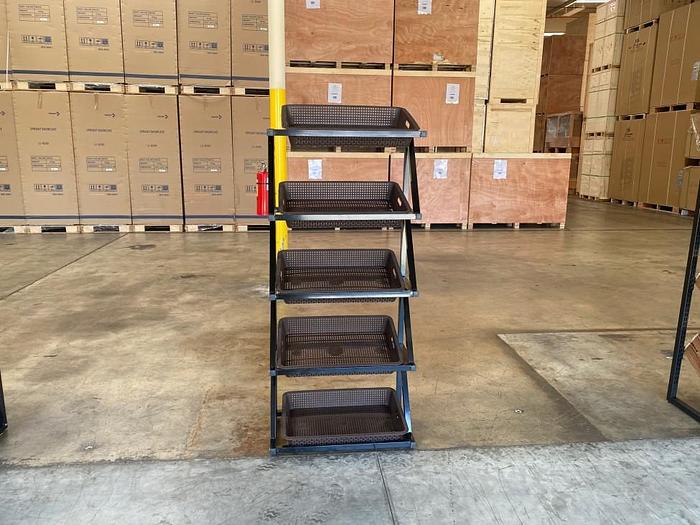 Supermarket vegetable fruit Side display stand 