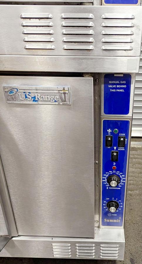 Used Garland - US RANGE DOUBLE DECK GAS CONVECTION OVEN - FULL SIZE