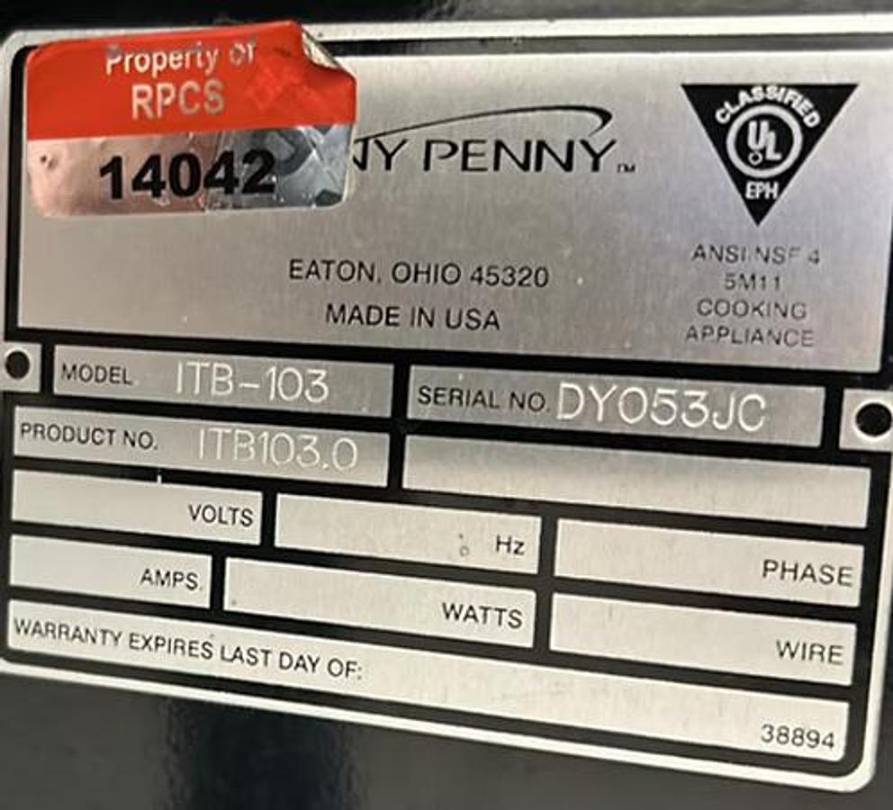 Used Henny Penny Hot Food Chicken Display Case