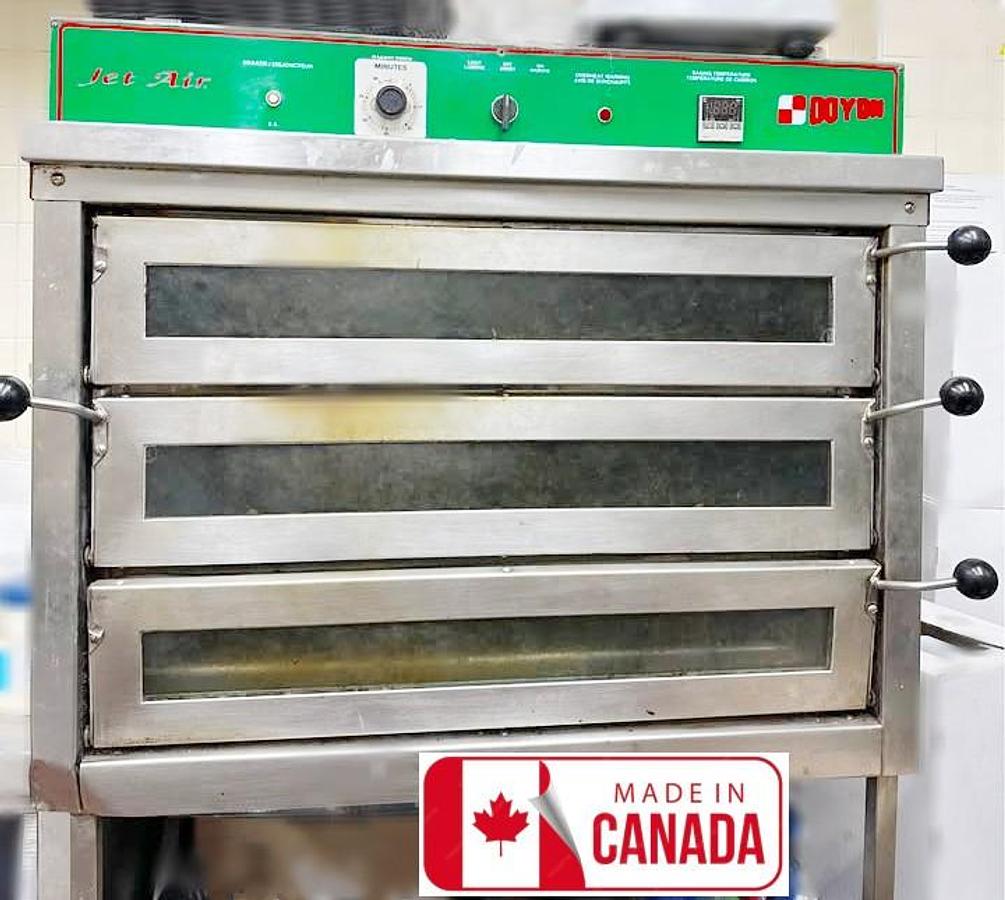 Used Commercial Electric Pizza Deck Oven – Doyon Jet Air (3 Deck)