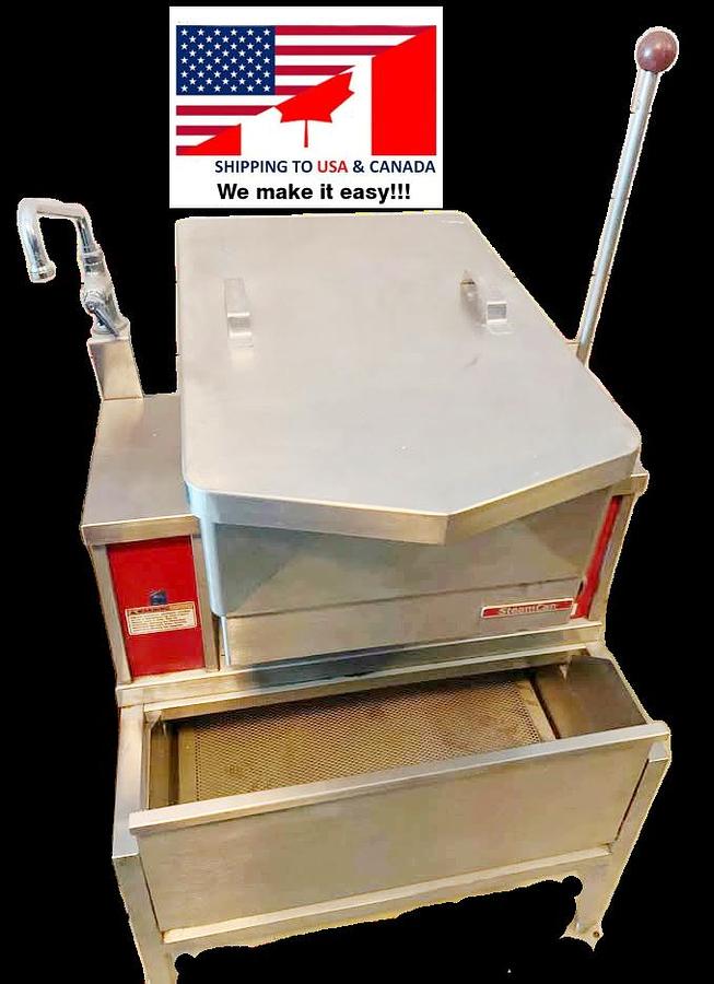 Used Crown Tilting Skillet. High Volume Cooking stove. 3 phase Model BECT-12. 45L Capacity