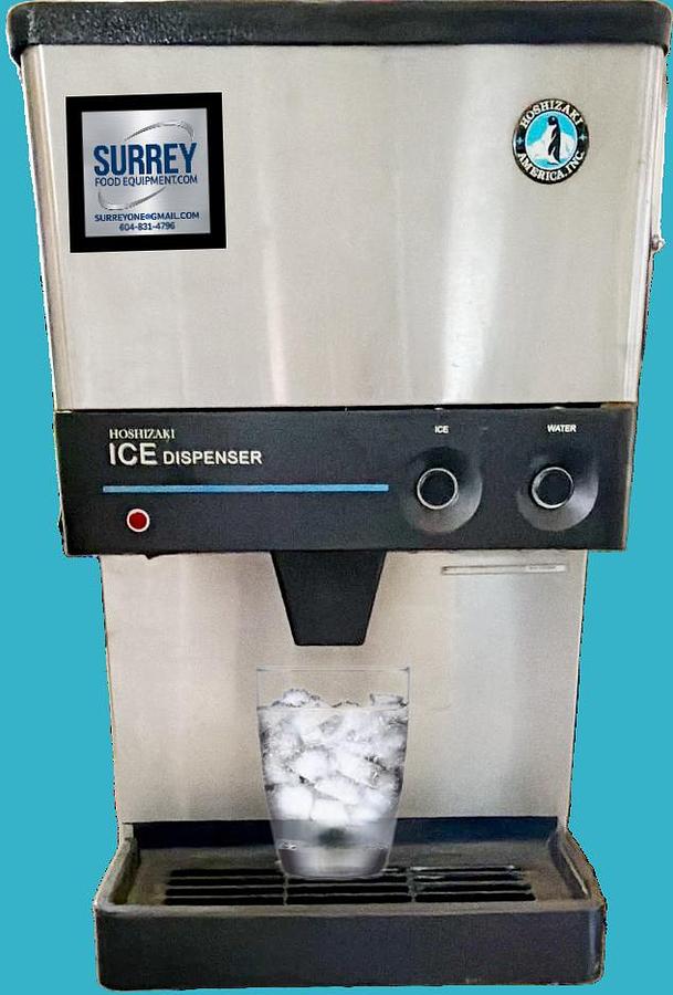 Used Hoshizaki Nugget Ice & Water Dispenser Machine, Stainless Steel