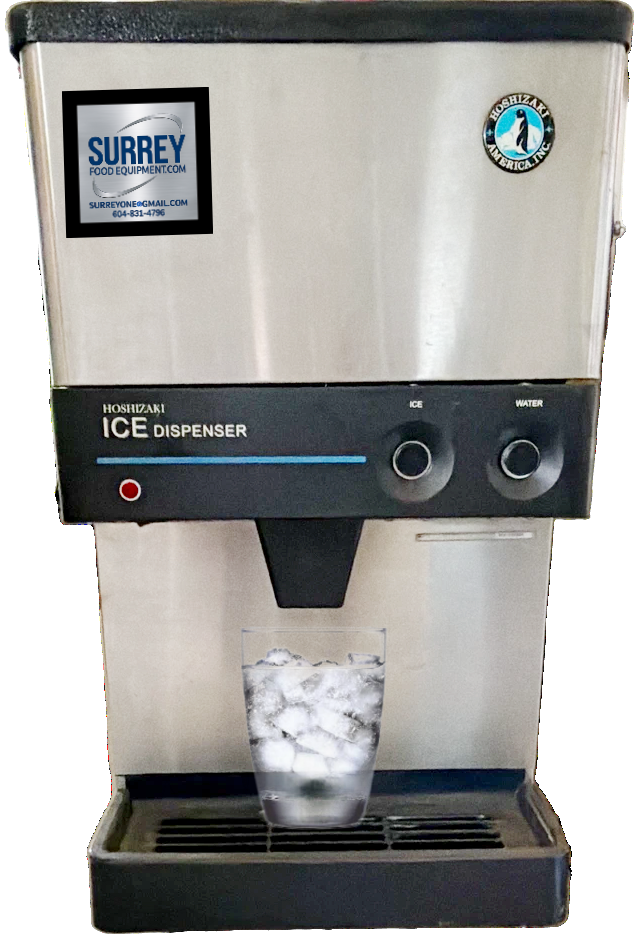Used Hoshizaki Nugget Ice & Water Dispenser Machine, Stainless Steel