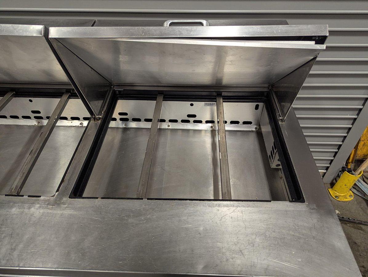 Used True TFP-72-30M-D-6 72" Six Drawer Refrigerated Salad/Sandwich Prep Table