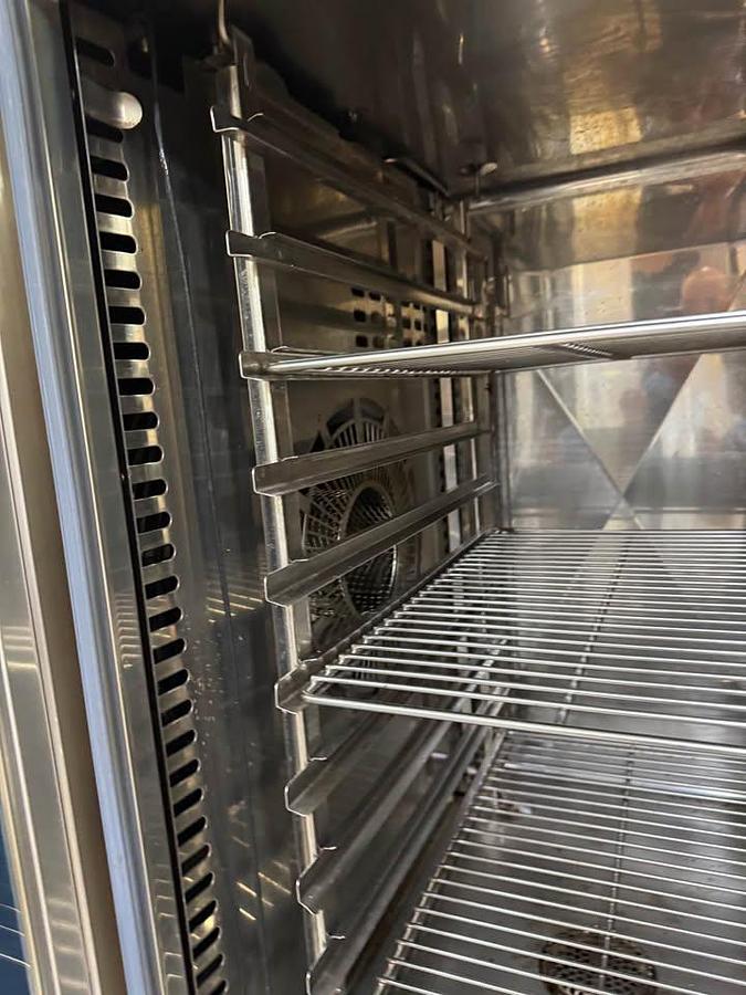 Used RATIONAL SCC 101 Commercial Combi Oven Steamer – 10 Pan, 208V 3-Phase + Stand