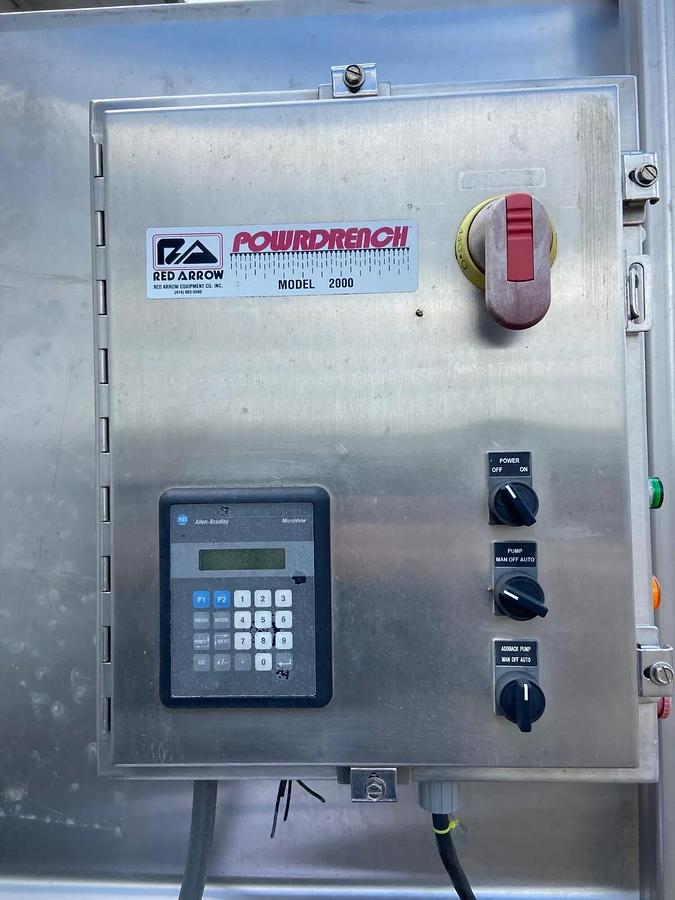 Used Powerdrench Cabinet Model: 2000 Trolley drench system