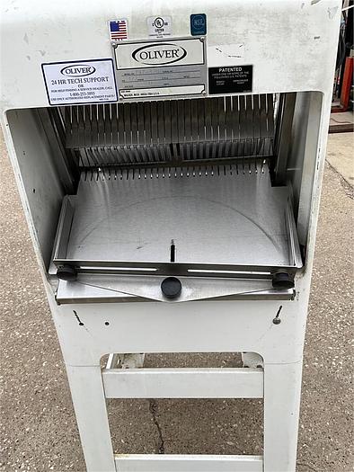 Refurbished Oliver gravity feed bread slicer - Model 797-NC  - 4 available