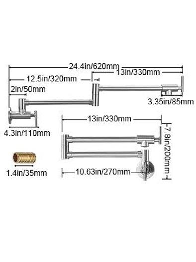Used Pot filler faucet