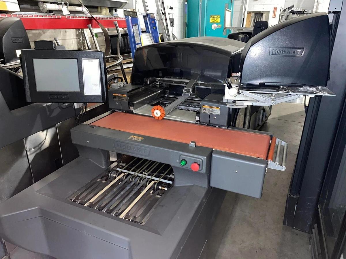 Used HOBART AUTOMATIC MEAT WRAPPING MACHINE MOD# AWS SUPER MARKET MEAT PACKAGING