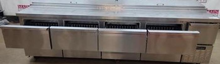 Used Continental 8 drawer prep table - 188" long