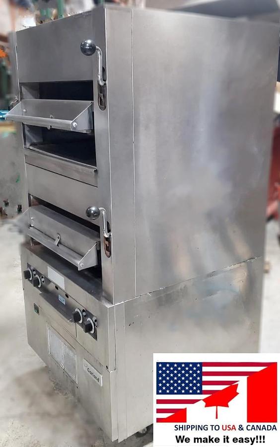 Used Garland M110XM Master Series Natural Gas Infrared Double Deck Stainless Broiler