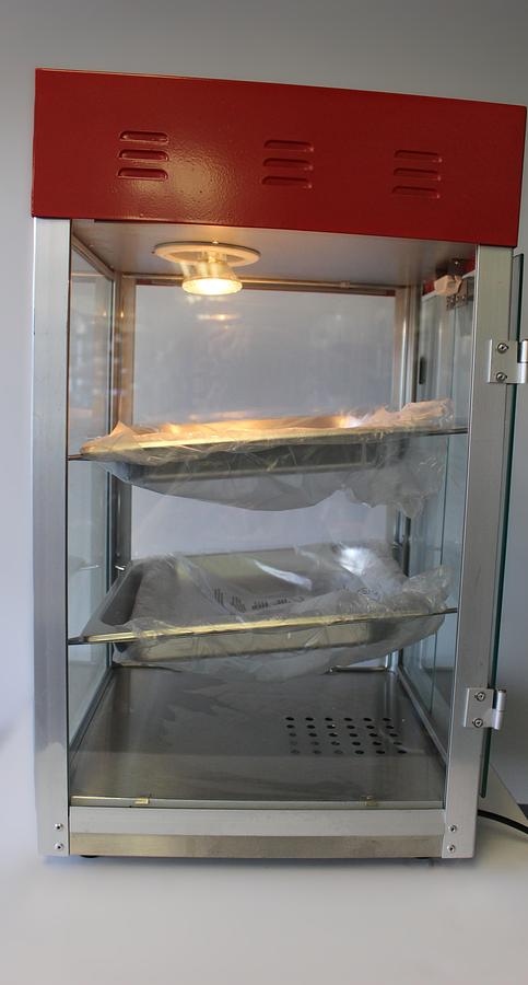 Hot food display case