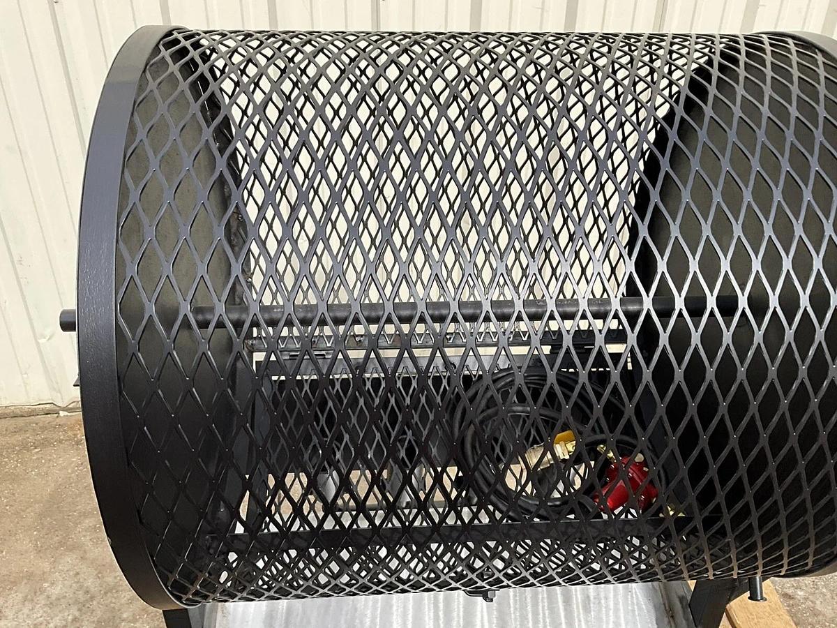 Used McBroom's Arizona Chile pepper Roaster Medium 24"x24" barrel Propane Motorized - BRAND NEW CLEARANCE ITEM