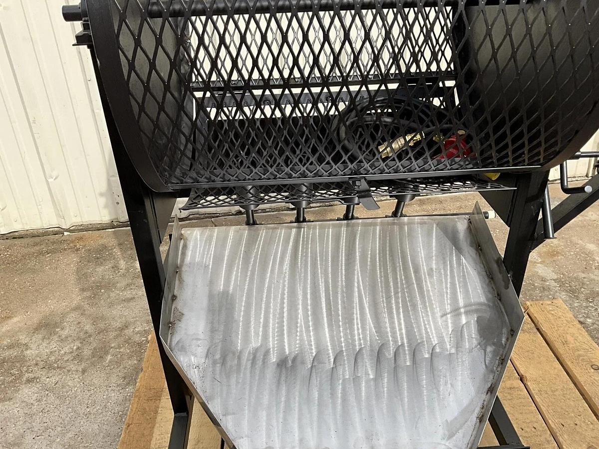 Used McBroom's Arizona Chile pepper Roaster Medium 24"x24" barrel Propane Motorized - BRAND NEW CLEARANCE ITEM