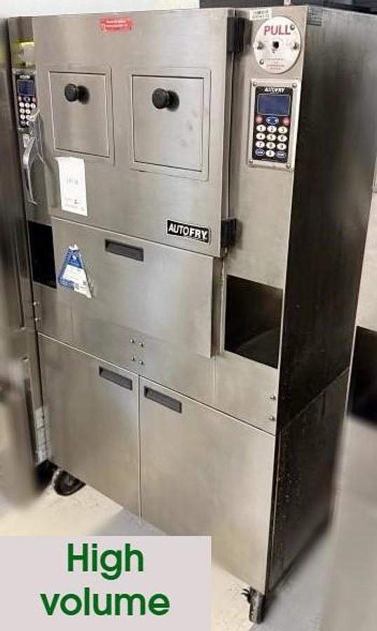 Used MTI AUTO FRY VENTLESS FRYER - Double tank -
