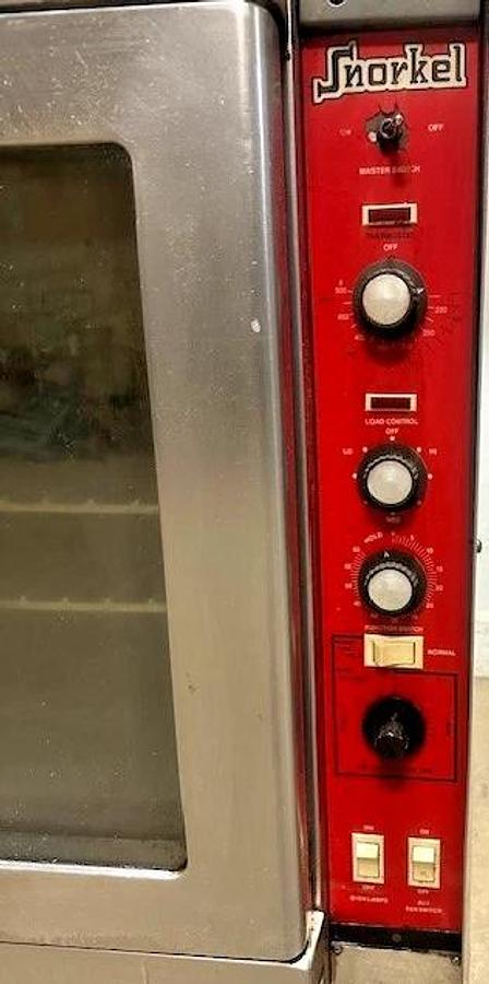 Used VULCAN SG1010T" COMMERCIAL N GAS DOUBLE STACK CONVECTION OVEN 
