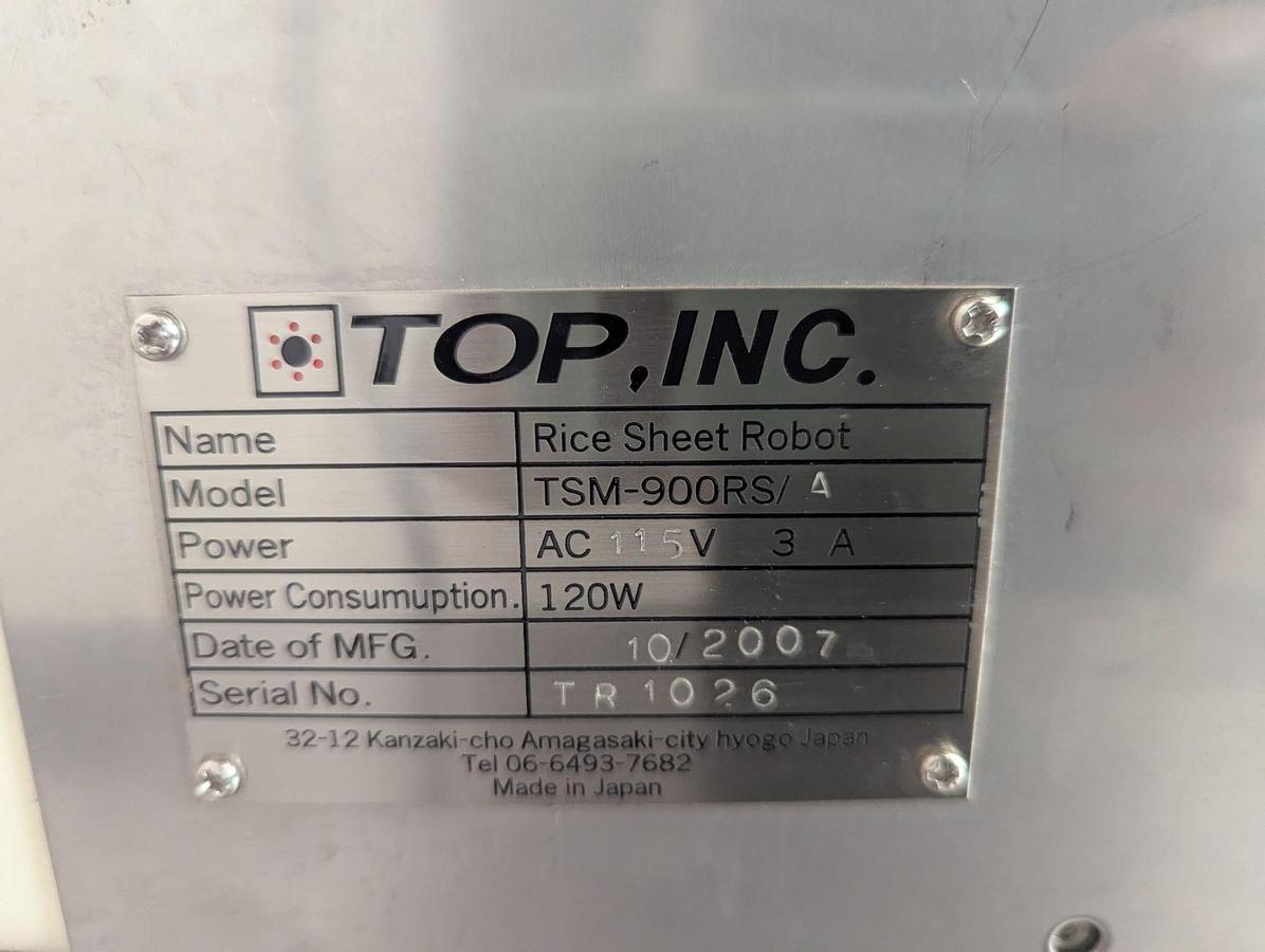 Used XTop TSM-900RS Sushi Roll Machine