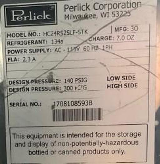 Refurbished Perlick Kegerator Mobile Cold Brew & Nitro Coffee HC24RS2SLF