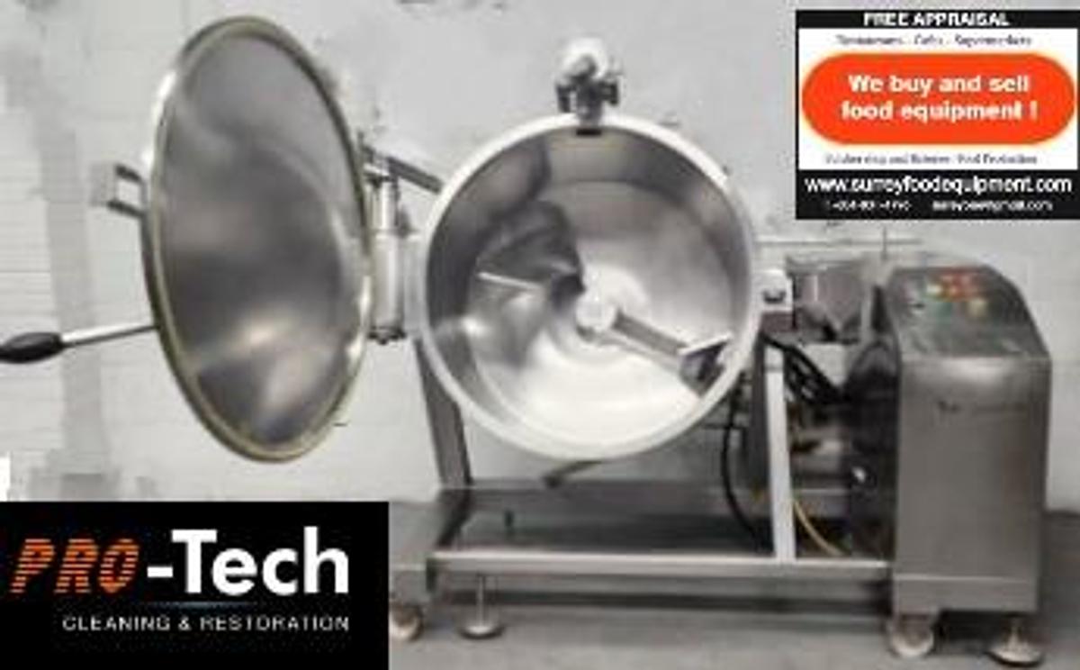 Used STEPHAN 200 Lit Tilting Vacuum Mixer Meat Tumbler