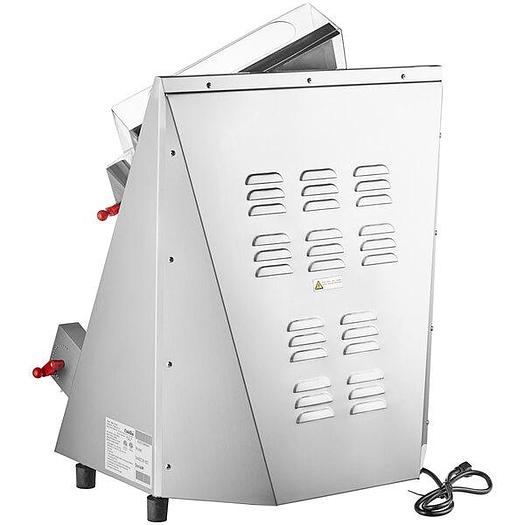 18" Countertop Two Stage Dough Sheeter - 120V, 1/2 HP - Ideal for Pizza Shop