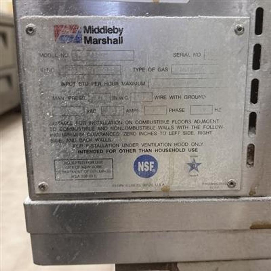 Used Middleby Marshall PS570S Double Stack Conveyor Ovens