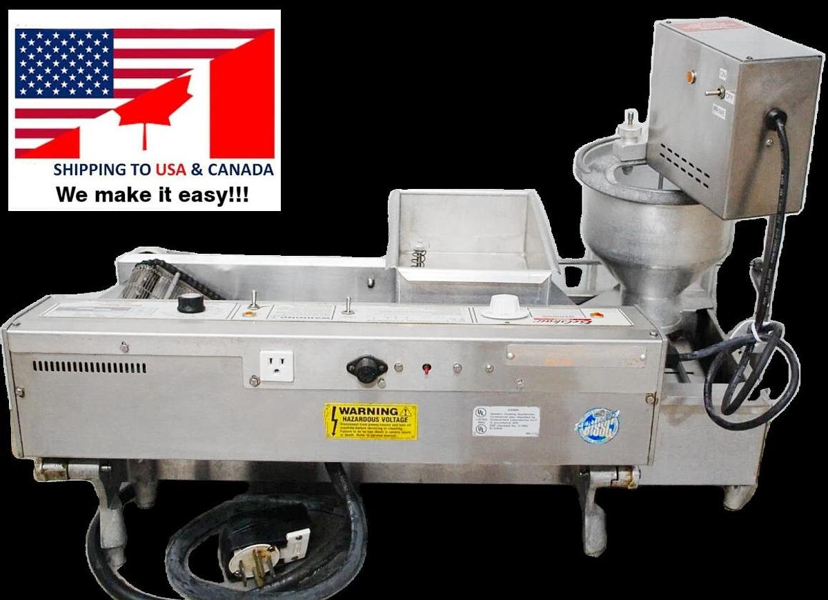Used Belshaw Mark 2 Cake Donut Robot Automatic Conveyor Fryer w/ Dropper MK II