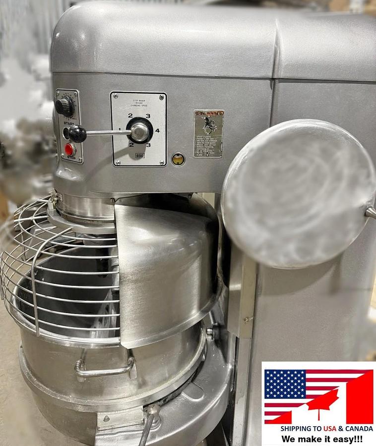 Used Hobart L800 80qt Mixer 3ph 2hp 200v
