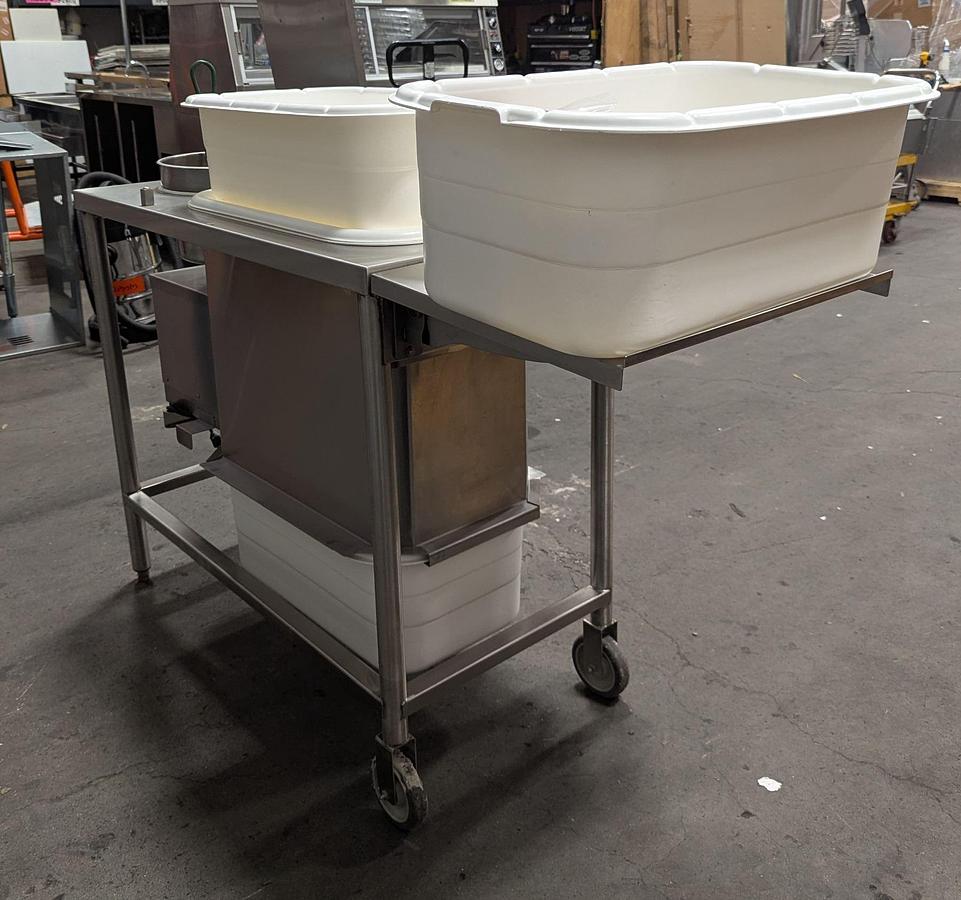 Used BREADING STATION AYR-KING -BREADER, BLENDER,SIFTER - BRAND NEW - WARRANTY