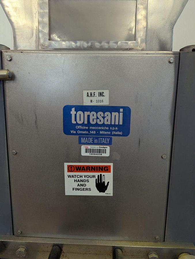Used Toresani Pasta Sheeter, Made In Italy