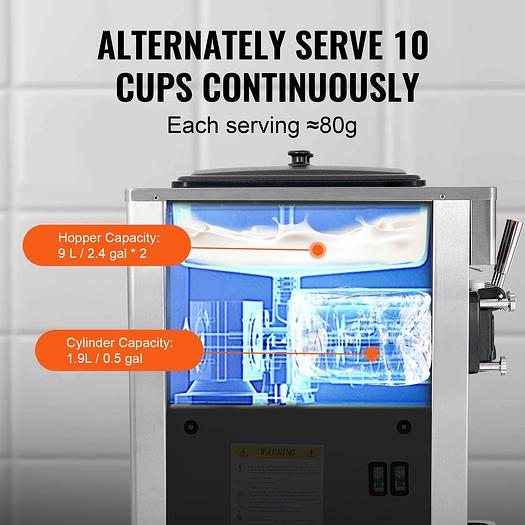 3 flavor soft serve machine
