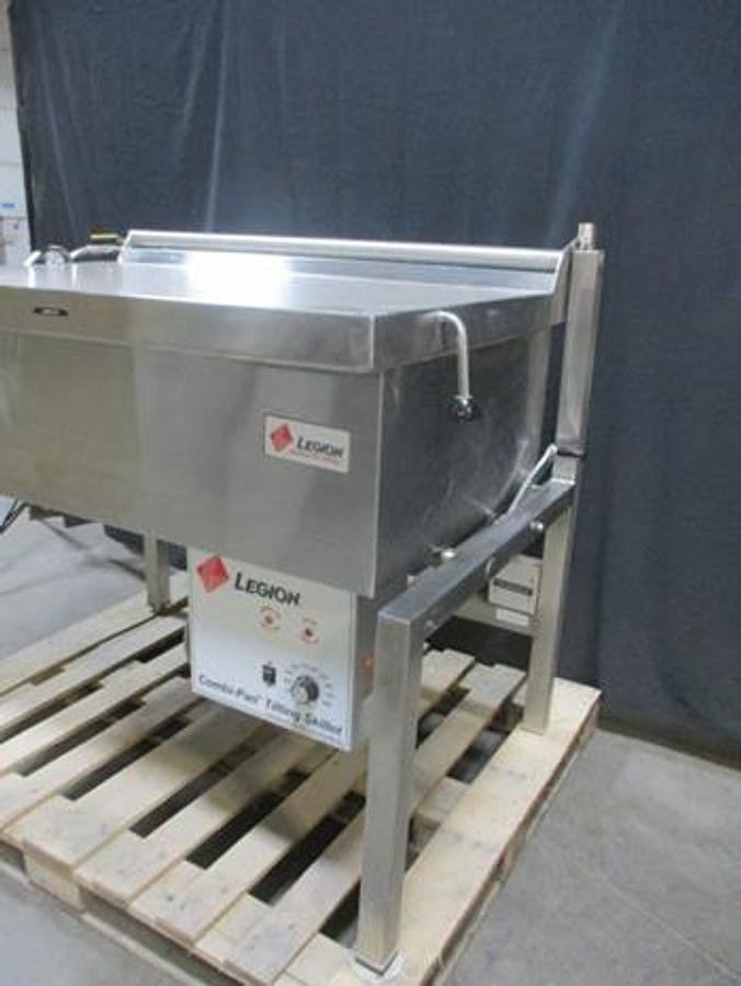 Used Legion 40 gallon tilting electric skillet
