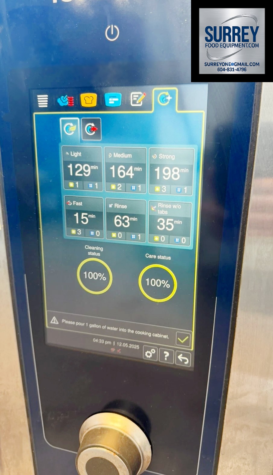 Used Rational LM100DG iCombi Pro 10 Pan Half-Size Natural Gas Combi Oven 