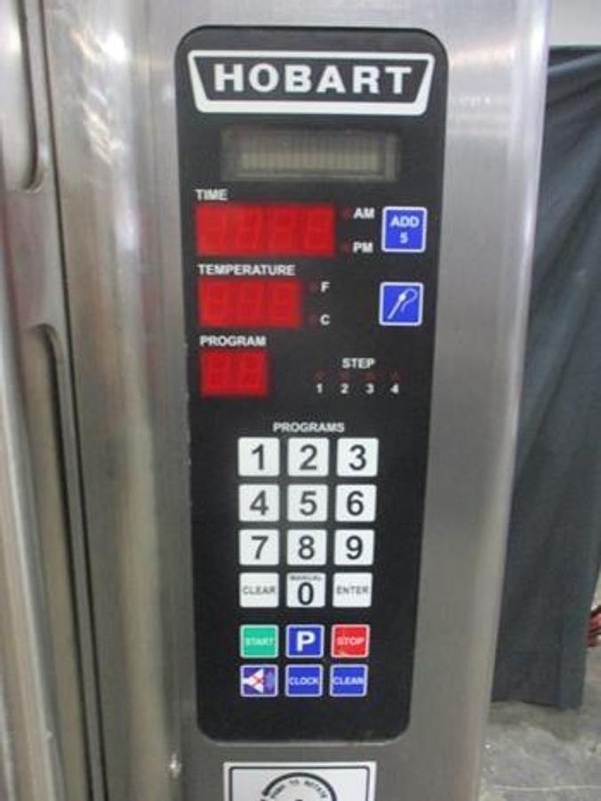 Used Hobart Model KA7E Electric Self Clean Pass Thru Rotisserie Oven On Casters, Good Condition, Removed From Working Grocery Store,!