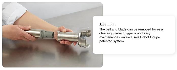 Robot Coupe - 18" Immersion Blender Single Speed 100 Qt Capacity - MP450